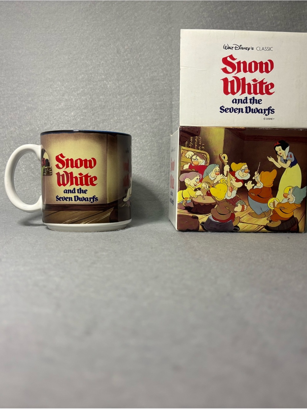 Vintage 1980’s Walt Disney Classic Snow White Coffee Mug - Original Box